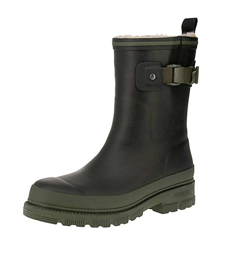 VERBENAS Verbenas 9302190985 Lina Mate Combi Fur - Damen Boots - Black-Kaki Stiefel von VERBENAS