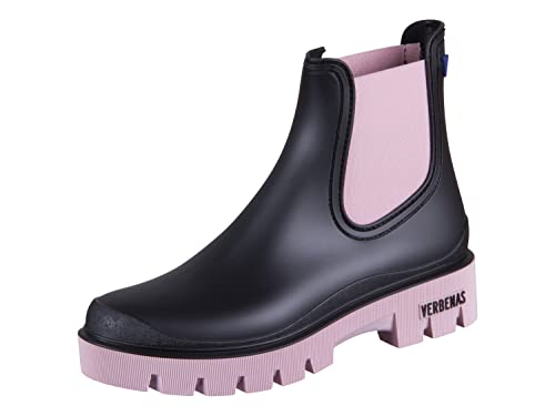 VERBENAS Rain Boots Mae Mate Negro-Antique - Größe: 36 von VERBENAS