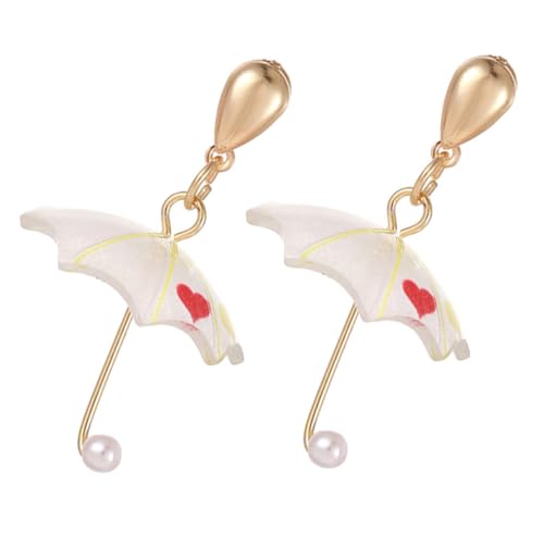 VERDANVERSE 1 Paar Regenschirm Ohrringe Damen Tropfenform Ohrringe Ohrschmuck für Frauen Leichte Bequeme Dangle Perfektes von VERDANVERSE