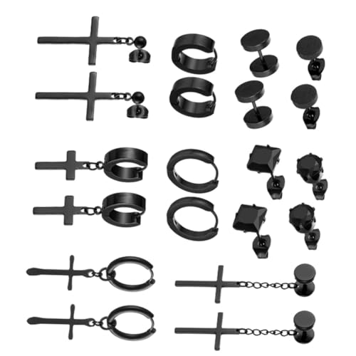 VERDANVERSE 10 Paare Ohrstecker Chic Herren Ohrschmuck Kreative Ohrhänger Ohrringe Schmuck für Alltag und von VERDANVERSE