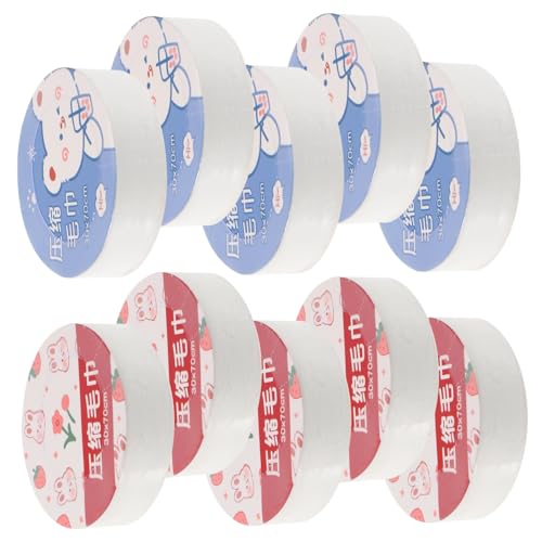 VERDANVERSE 10 Stück Einweg Komprimierte Mini Handtücher aus Pflanzenfaser Tragbare Reise Waschhandtücher Leicht und Platzsparend für Gesicht und Outdoor Nutzung von VERDANVERSE