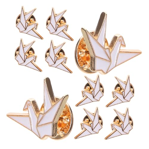 VERDANVERSE 10 Stück Teiliges Origami Broschen Vintage Metall Anstecknadeln für Damen Symbolische Leichte und Vielseitige Schmuck Broschen für Kleidung Taschen und Rucksäcke VERDANVERSE 10 Stück Teiliges Origami Broschen Vintage Metall Anstecknadeln für Damen Symbolische Leichte und Vielseitige Schmuck Broschen für Kleidung Taschen und Rucksäcke von VERDANVERSE
