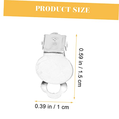 VERDANVERSE 100stücke Clip Ohrringe Nicht Durchbohrt Damen Mädchen Schmuck Ohrclip Ohrringclips Ohrringe von VERDANVERSE