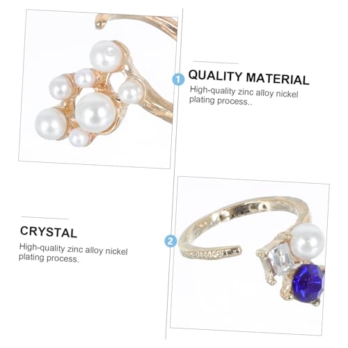 VERDANVERSE 16stücke Teiliges Ringset Mit Juwelen Und Knöchelringen Katzenformring Für Damen Mit Perleneinlage Anpassbares Design Schlichte Farbe Feine Verarbeitung von VERDANVERSE