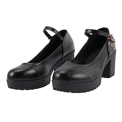 VERDANVERSE 1Paar Damen High Heels Fersen mit Chunky Heel Design für Partys Formelle Anlässe Leicht Anzuziehen VERDANVERSE 1Paar Damen High Heels Fersen mit Chunky Heel Design für Partys Formelle Anlässe Leicht Anzuziehen von VERDANVERSE