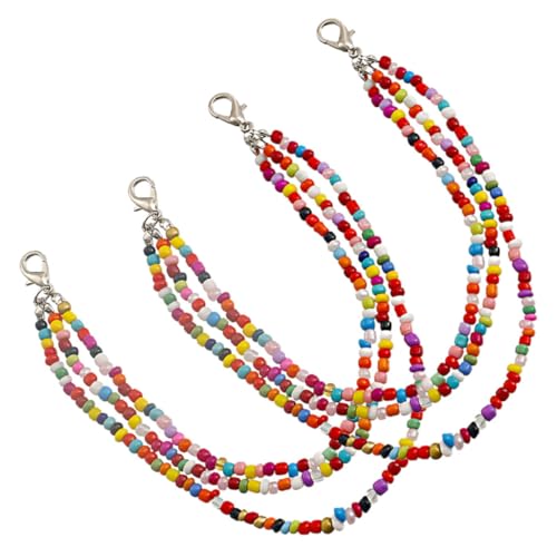 VERDANVERSE 1paar Beaded Schuhketten Mehrlagige Schuhkette Für Damen Modische Accessoires Für Sneakers Und Stiefel Langlebige Und Dekorative Schuhcharms Für Partys Und Besondere Anlässe von VERDANVERSE