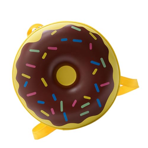 VERDANVERSE Kreativer Donut Rucksack für Kinder Tragbare Aufbewahrungstasche Verstellbarer Schultergurt Rucksack für Jungen und Mädchen für Schule und Reisen von VERDANVERSE