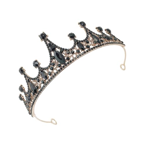 VERDANVERSE 1Stück Retro Haarschmuck für Damen Barockstil Tiara mit Kristallen für Hochzeit Geburtstagsfeiern Besondere Anlässe Einen Atemberaubenden Look von VERDANVERSE