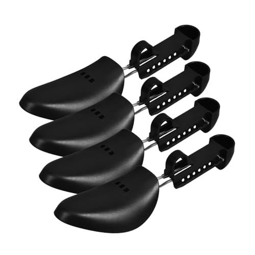 VERDANVERSE 2 Paare Frauenschuhunterstützung Stiefelspanner Für Damen Schuhspanner Stiefelexpander Für Damen Schuhfüller Keilrahmen Verstellbar Plastik Schwarz von VERDANVERSE