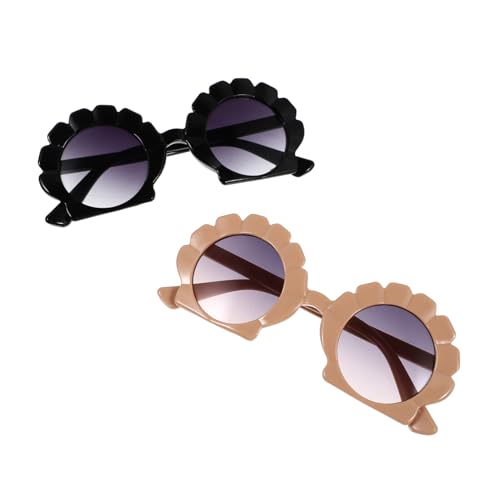VERDANVERSE 2 Paare Teiliges Sonnenbrillen mit UV Schutz Modische Unregelmäßige Form Leicht und Flexibel für Strand Reisen und Alltag für Jungen und Mädchen von VERDANVERSE