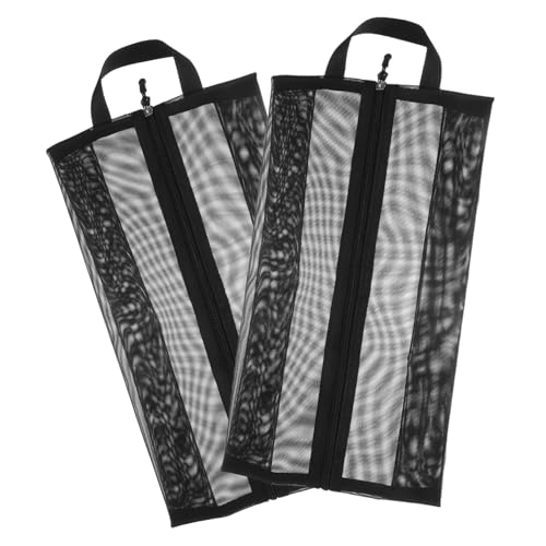 VERDANVERSE 2 Reiseschuhtaschen, Atmungsaktive Schuhaufbewahrungstaschen Netzstoff Mit Griff Getrennten Und Sauberen Aufbewahren Von Schuhen Im Gepäck Für Männer Und Frauen von VERDANVERSE