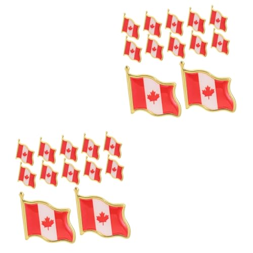 VERDANVERSE 2 Sätze Flagge Brosche Anstecker Metall Abzeichen Für Kleidung Elegantes Design Langlebig Und Leicht Für Freunde Und Familie 25 Stück * 2 von VERDANVERSE