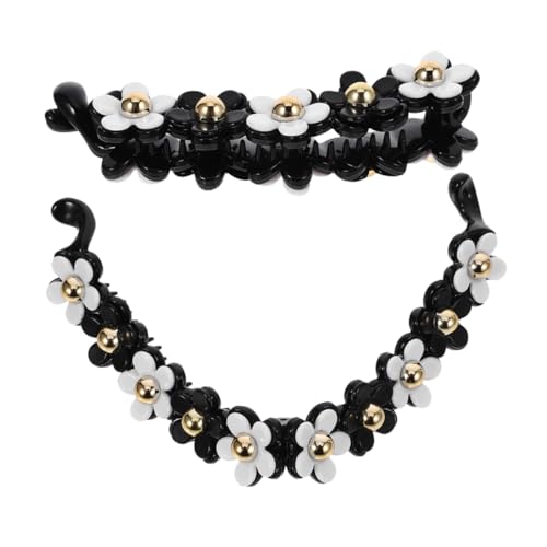 VERDANVERSE 2 Stück Bananen Haarspangen Robustem Kunststoff Große Haarklammern für Dickes und Lockiges Haar Vielseitige Stylingclips mit Blumenmotiv Rutschfeste Ponytail Halter für Damen VERDANVERSE 2 Stück Bananen Haarspangen Robustem Kunststoff Große Haarklammern für Dickes und Lockiges Haar Vielseitige Stylingclips mit Blumenmotiv Rutschfeste Ponytail Halter für Damen von VERDANVERSE