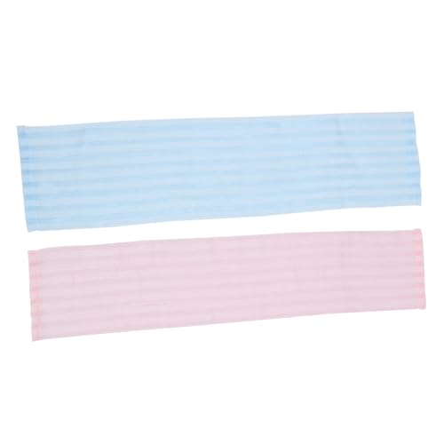 VERDANVERSE 2 Stück Doppelseitige Rückenpeeling Waschtücher Exfoliating Handtücher für Erwachsene Körperreinigung Bad und Dusche Hautpflege und Sanfte Peelingwirkung von VERDANVERSE