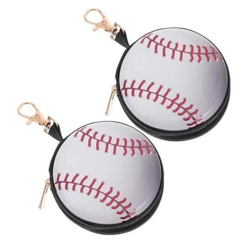 VERDANVERSE 2 Stück Kleine Runde Münzgeldbörse Cartoon Design Robustes Kompakt und Tragbar für Münzen Süßigkeiten und Kleine Gegenstände von VERDANVERSE