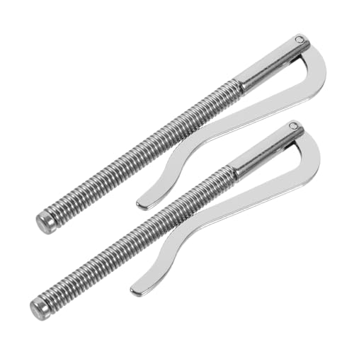 VERDANVERSE 2 Stück Metall Geldklammer Kleine Robuste Federklemme aus Zinklegierung Kompakt und Verschleißfest Zuverlässiger Halt für Geldscheine und Karten Praktischer Geldclip für Herren von VERDANVERSE