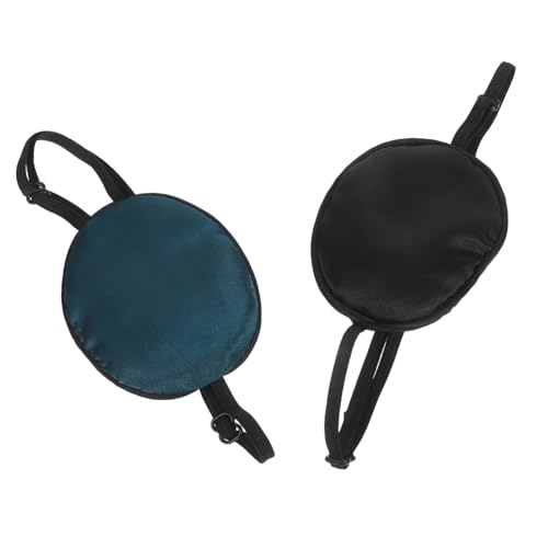 VERDANVERSE 2 Stück Piraten Augenklappen Für Erwachsene Piraten Aufnäher Für Erwachsene Halloween Halloween Augenklappe Lazy Eye Patch von VERDANVERSE