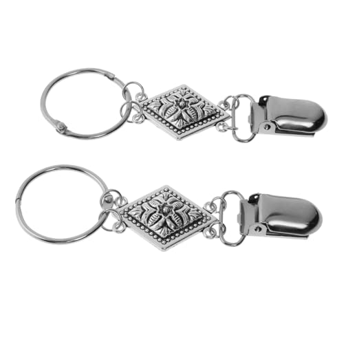 VERDANVERSE 2 Stück Reise Clip Hüte Sonnenbrillen Clip Beanie Lanyard Kartenhalter Einziehbarer Ausweishalter Verstellbarer Karabiner Für Die Allzweckkappe Fracht Reise von VERDANVERSE