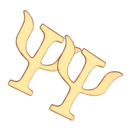 VERDANVERSE 2 Stück Retro Broschennadeln Psychologie Symbol Anstecknadeln aus Legierung für Frauen und Männer Kreative Vielseitige Schmuckpins für Kleidung Hüte Pullover Modische Accessoires von VERDANVERSE