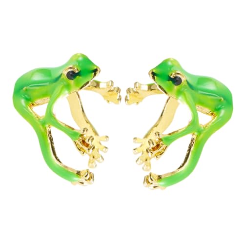 VERDANVERSE 2 Stück Verstellbarer Froschring Damen Set Offener Tier Schmuck Charmanter Hautfreundlicher Legierungsring Verspieltes Design als für Freundin Geburtstag Jubiläum von VERDANVERSE