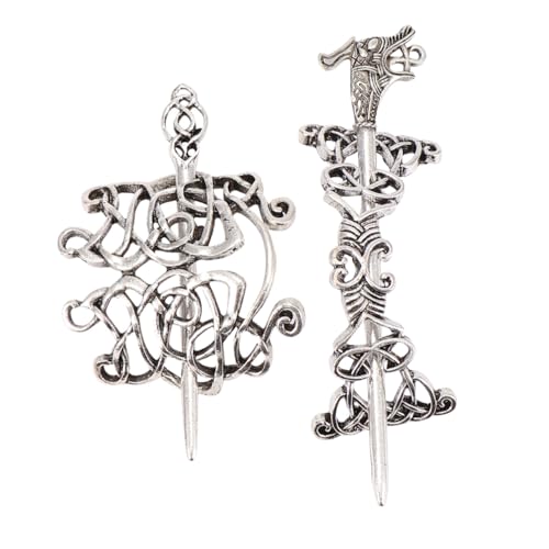 VERDANVERSE 2 Stück Vintage Ethnische Haarnadeln Teilig Silberfarbene Haarklammern aus Legierung Stilvoller Haarschmuck Damen Zöpfe Haarperlen Accessoire für Hochzeit Braut und Alltag VERDANVERSE 2 Stück Vintage Ethnische Haarnadeln Teilig Silberfarbene Haarklammern aus Legierung Stilvoller Haarschmuck Damen Zöpfe Haarperlen Accessoire für Hochzeit Braut und Alltag von VERDANVERSE