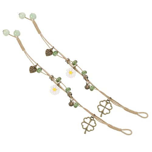 VERDANVERSE 2 Stück Vintage Geflochtene Armbänder Ethno Stil Leichtes Freundschaftsarmband für Teenager Mädchen mit Langlebigem Material und Komfortabler zu Geburtstag und Weihnachten von VERDANVERSE