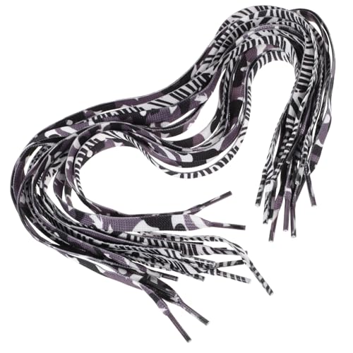 VERDANVERSE 20 Stück Teiliges Bunte Flache Kinderschuh Schnürsenkel Lange Geflochtene Regenbogen Schnürbänder Strapazierfähige Schnürsenkel für Sneaker Jungen Mädchen Zufällige Farbe von VERDANVERSE