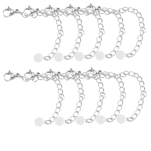VERDANVERSE 20 Stück Teiliges Kettenverlängerungs mit Karabinerverschluss Robuste Schmuckverlängerungsketten für Halsketten Armbänder und DIY Schmuck Einfach zu Befestigen und Vielseitig VERDANVERSE 20 Stück Teiliges Kettenverlängerungs mit Karabinerverschluss Robuste Schmuckverlängerungsketten für Halsketten Armbänder und DIY Schmuck Einfach zu Befestigen und Vielseitig von VERDANVERSE