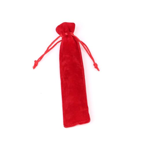 VERDANVERSE 25 Stück Teiliges Doppelseitiges Flanell zuziehbeutel Waschbare Stifthüllen für Stifte und Bleistifte Atmungsaktiv und Strapazierfähig Praktische Federmäppchen für Schule Büro von VERDANVERSE