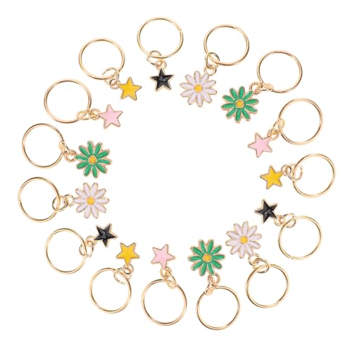 VERDANVERSE 25stücke Haarringe Für Zöpfe Dreadlock- Haarschmuck Haaranhänger Für Flechtfrisuren Flechtzubehör Haarflechtdekore Diy Haar Charms von VERDANVERSE