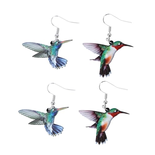 VERDANVERSE 2paare Acrylohrringe Vogelform Ohrhänger Für Mädchen Modeohrringe Und Dekorativ Exquisiter Ohrschmuck Für Jeden Anlass von VERDANVERSE