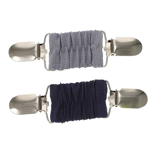 VERDANVERSE 2Stücke Damen Pullover Clips Broschen für Schal und Cardigan Elastische Verschlüsse und Schmuckstück zur Outfit Dekoration von VERDANVERSE