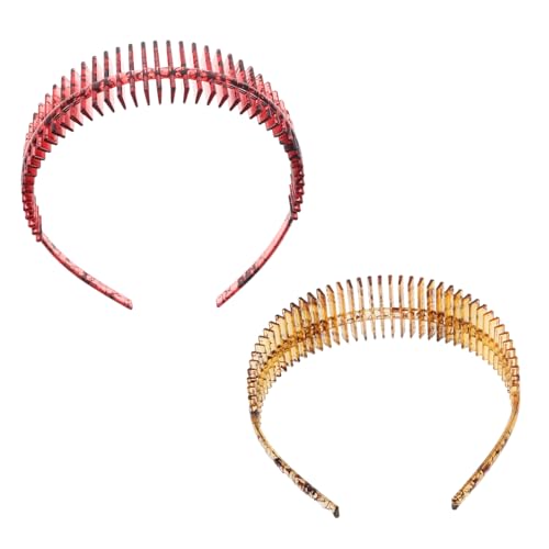 VERDANVERSE 2stücke Rutschfeste Sport-stirnbänder Für Damen Vielseitig Einsetzbar Gesichtswaschen Styling Und Sport Mit Zähnen Für Sicheren Sanften Farben Erhältlich von VERDANVERSE