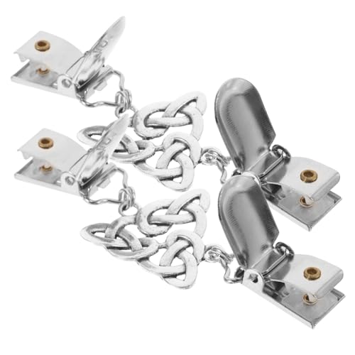 VERDANVERSE 2stücke Stilvolle Vintage Pullover Clips Robuste Brosche Für Schal Strickjacke Und Kleidung Dekorative Klammern Für Damenbekleidung Multifunktionale Schmuckstücke Für Eleganten Loo von VERDANVERSE