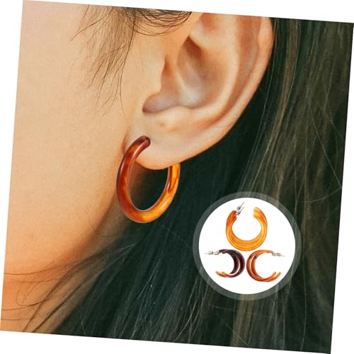 VERDANVERSE 3 Paare Damen Creolen Ohrringe Geometrische C Förmige Leichte Trendige Drop Earrings Schmuckaccessoires Für Alltag Und Party VERDANVERSE 3 Paare Damen Creolen Ohrringe Geometrische C Förmige Leichte Trendige Drop Earrings Schmuckaccessoires Für Alltag Und Party von VERDANVERSE