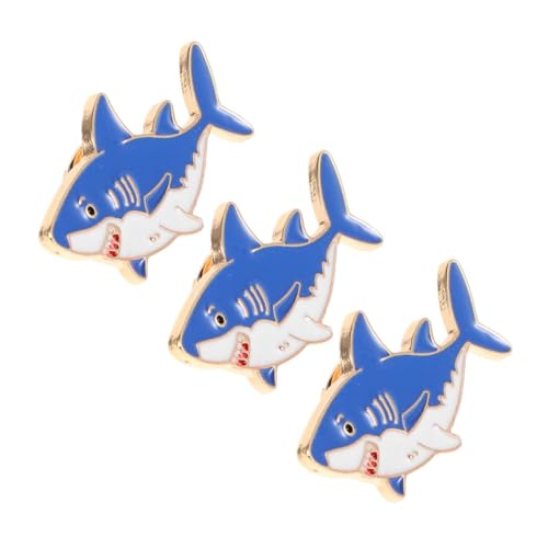 VERDANVERSE 3 Stück Anstecknadeln aus Zinklegierung Süße Meeres Tierbroschen Langlebige Ocean Animal Pins für Rucksack Jacke Hut Modische Accessoires für Alltag und Events von VERDANVERSE