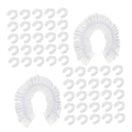 VERDANVERSE 300 Stück Einweg Duschhauben Stretchbar für Damen Lange Haare Bad Spa Haarschutz Multipurpose Shower Caps Bathing Makeup Facial Use von VERDANVERSE