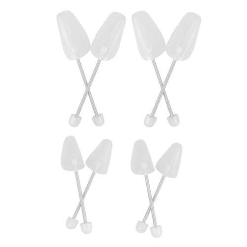 VERDANVERSE 4 Paare Schuhspanner aus Kunststoff mit Federmechanik Unisex Schuhformer für Herren und Damen Flexible Schuhspanner Inserts zur Formbewahrung und Faltenvermeidung von VERDANVERSE