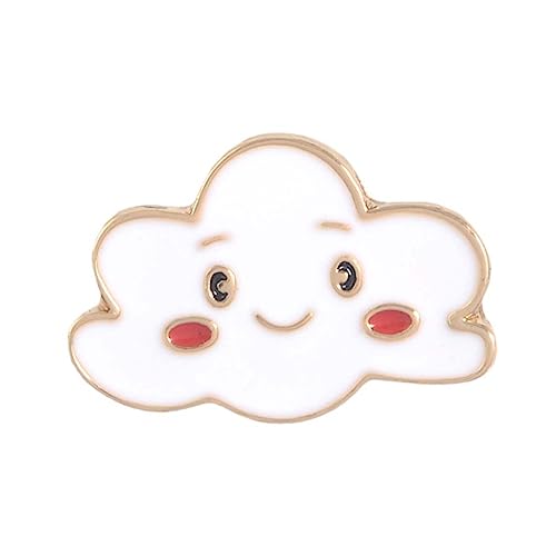 VERDANVERSE 4 STÜCKE Kreative und Regenbogenbroschen für Mädchen Niedliche Cartoon Nadeln Hochwertigem Legierungsmaterial Schmuck für Kleidung und Accessoires von VERDANVERSE