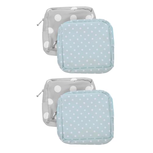 VERDANVERSE 4 Stück Teiliges Damen Hygiene Beutel aus Oxford Wiederverwendbarer Kompakter Menstruationspad Organizer mit Privatschutz Stilvoller Tragbarer Periodenbeutel für Reisen Büro Schule VERDANVERSE 4 Stück Teiliges Damen Hygiene Beutel aus Oxford Wiederverwendbarer Kompakter Menstruationspad Organizer mit Privatschutz Stilvoller Tragbarer Periodenbeutel für Reisen Büro Schule von VERDANVERSE