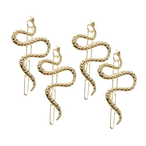 VERDANVERSE 4 Stück Teiliges Haarklammern in Schlangenform S shape Stabile Legierte Haarnadeln für Frauen Rutschfeste Alternative Haarspangen Modische Clips für Verschiedene Anlässe VERDANVERSE 4 Stück Teiliges Haarklammern in Schlangenform S shape Stabile Legierte Haarnadeln für Frauen Rutschfeste Alternative Haarspangen Modische Clips für Verschiedene Anlässe von VERDANVERSE