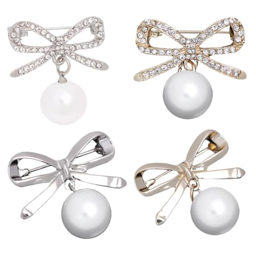 VERDANVERSE 4 Stück Teiliges Peeping Broschen Damen Anstecknadeln mit Strass bowknot Design Langlebige Legierung Vielseitig für Schal Mantel Bluse und Tasche Eleganter Schmuck für Fest und VERDANVERSE 4 Stück Teiliges Peeping Broschen Damen Anstecknadeln mit Strass bowknot Design Langlebige Legierung Vielseitig für Schal Mantel Bluse und Tasche Eleganter Schmuck für Fest und von VERDANVERSE