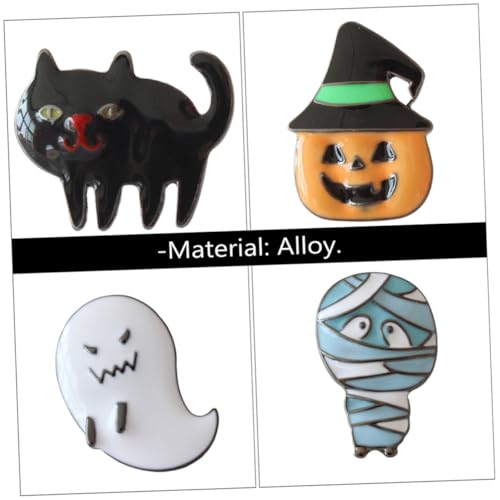 VERDANVERSE 4stücke Spuk Broschen Kreative Corsagen Vielseitig Stylish Dress up Requisiten Leicht Korrosionsbeständig Für Partys Alltag von VERDANVERSE