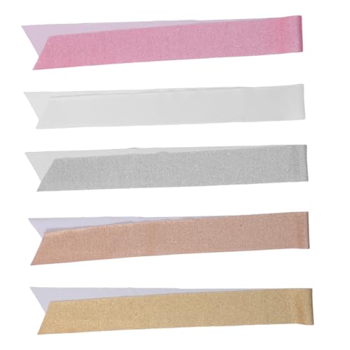 VERDANVERSE 5 Stück Anpassen für Hochzeiten Geburtstagsfeiern Abschlussfeiern und Beauty Wettbewerbe Funkelndem Material für Festlichen von VERDANVERSE