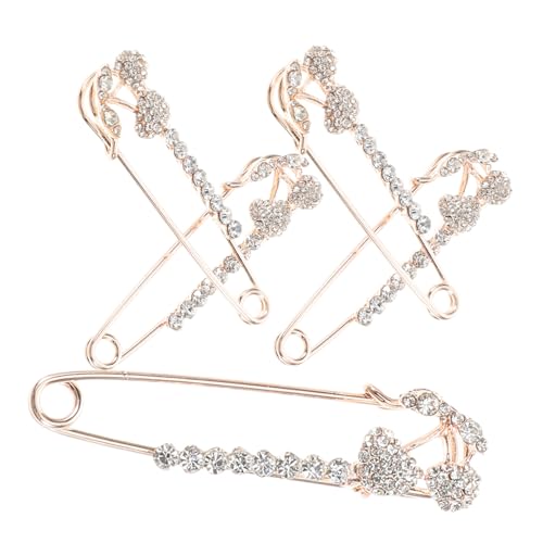 VERDANVERSE 5 Stück Broschen Anstecknadeln mit Emaille Kleine Dekorative Schmucknadeln für Damen Vielseitig als Schalclip Hut oder Kleidungsbrosche Sicherer Verschluss Elegantes von VERDANVERSE