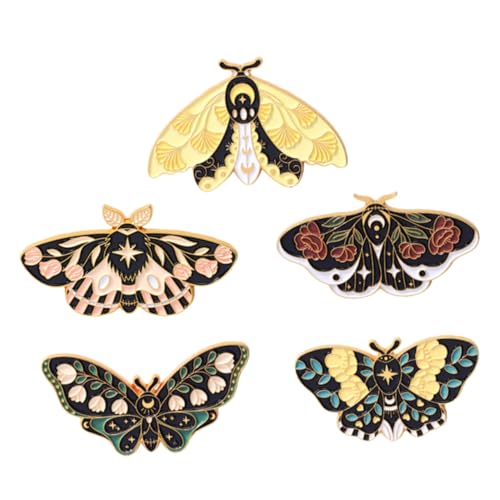 VERDANVERSE 5 Stück Schmetterling Emaille Broschen Retro Legierung Anstecknadeln für Kleidung Rucksack Schal Langlebig Verformungsbeständig Einfache Befestigung Modische Dekorative VERDANVERSE 5 Stück Schmetterling Emaille Broschen Retro Legierung Anstecknadeln für Kleidung Rucksack Schal Langlebig Verformungsbeständig Einfache Befestigung Modische Dekorative von VERDANVERSE