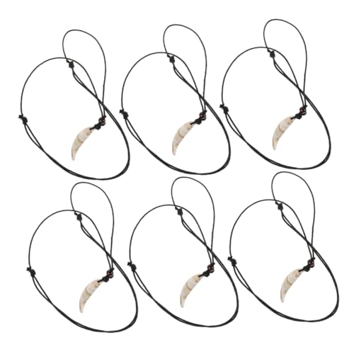VERDANVERSE 6 Stück Imitierter Zahn Anhänger Leichtem Einzigartiger Schmuck für Männer und Frauen für Street und Rock Style VERDANVERSE 6 Stück Imitierter Zahn Anhänger Leichtem Einzigartiger Schmuck für Männer und Frauen für Street und Rock Style von VERDANVERSE