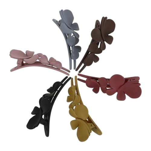 VERDANVERSE 6Stücke Doppelblumen Haarspange für Dickes Haar Niedliche Entenschnabel Haarspangen Vielseitige Haar Accessoires Bequeme und Sanfte Clips für Damen Verschiedenen Farben VERDANVERSE 6Stücke Doppelblumen Haarspange für Dickes Haar Niedliche Entenschnabel Haarspangen Vielseitige Haar Accessoires Bequeme und Sanfte Clips für Damen Verschiedenen Farben von VERDANVERSE