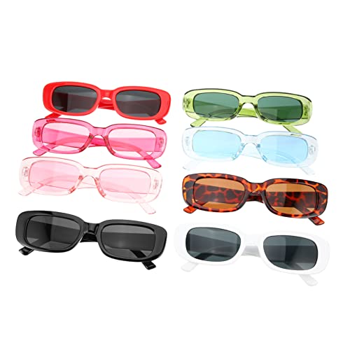VERDANVERSE 8 Paare Retro Sonnenbrille Damen Vintage Square Sunglasses mit Verschiedenen Farbvarianten für Alltag und Partys Uv Schutz Bequeme Nasenpads Stilvolles Design VERDANVERSE 8 Paare Retro Sonnenbrille Damen Vintage Square Sunglasses mit Verschiedenen Farbvarianten für Alltag und Partys Uv Schutz Bequeme Nasenpads Stilvolles Design von VERDANVERSE