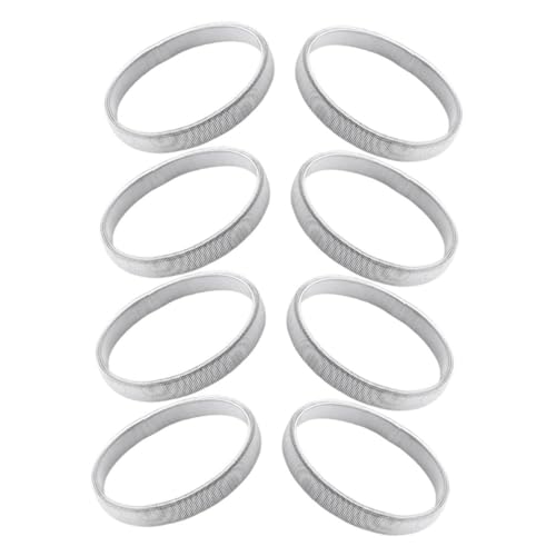 VERDANVERSE 8 Stück Teiliges Elastische Ärmelhalter aus Kratzfestem Metall Leichte Armbänder mit Rutschfester Dehnbar und Komfortabel für Herren und Damen bei Formellen und Lässigen Anlässen von VERDANVERSE
